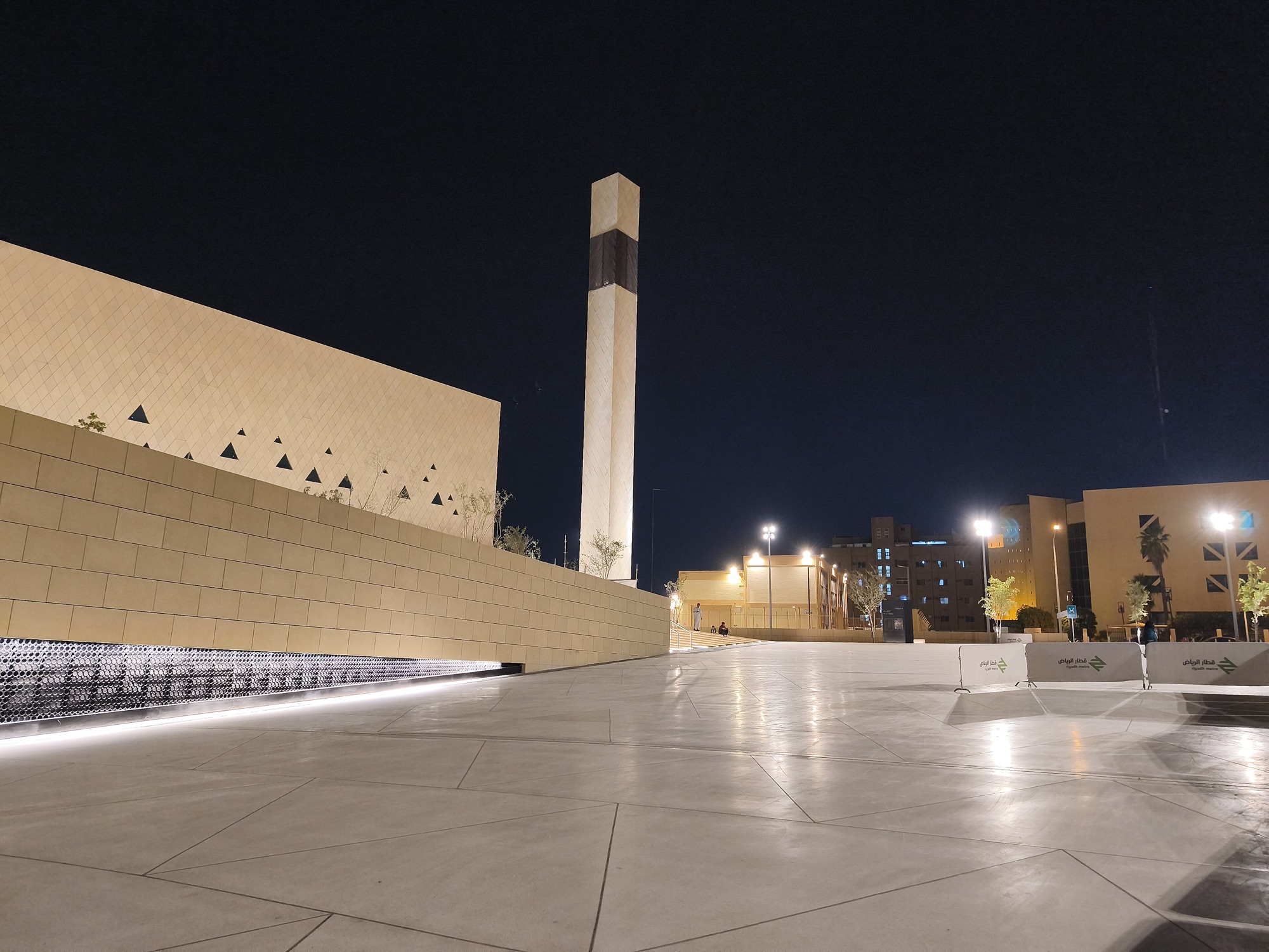 Qasr Al Hokm Metro Station architecture in Riyadh